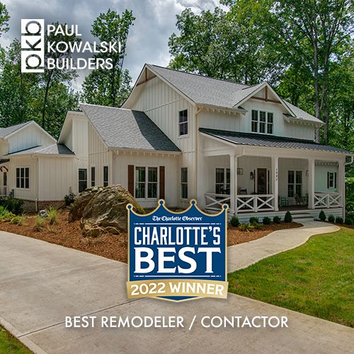 The Charlotte Observer Names Paul Kowalski Builders Charlotte’s Best Remodeler/Contractor